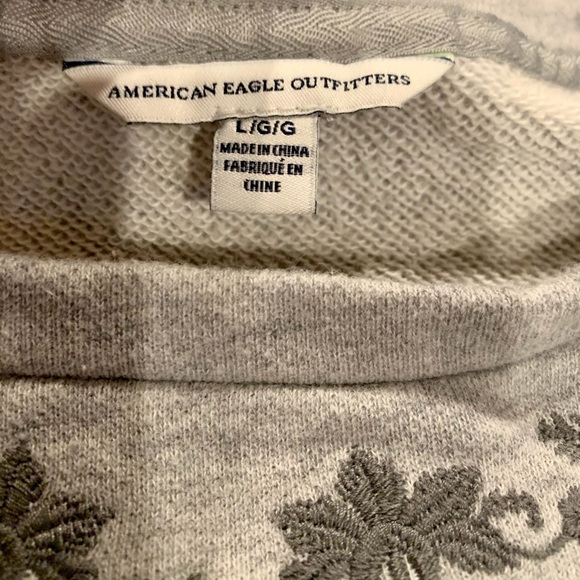✨Embroidered Collar American Eagle Sweatsh… - Picture 4 of 5